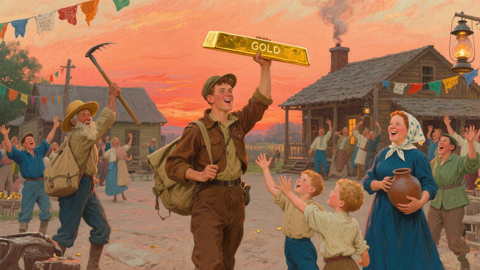 You bring gold back to home